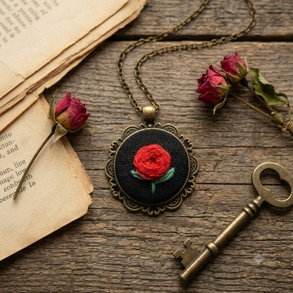 The Antique Classic Rose Necklace