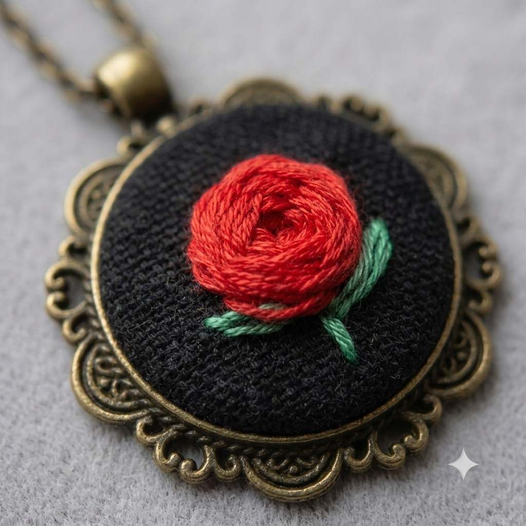 The Antique Classic Rose Necklace