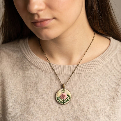 The Antique Floral Anchor Necklace