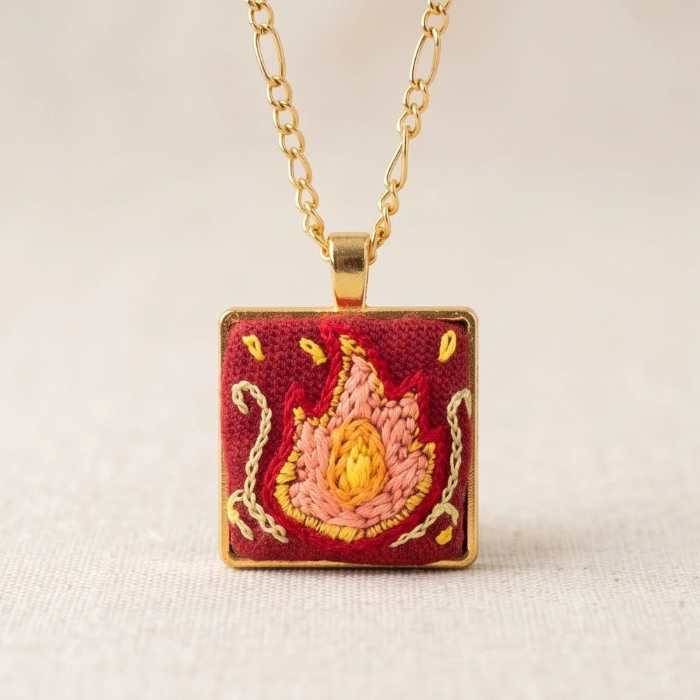The Red Flame Men's Necklace