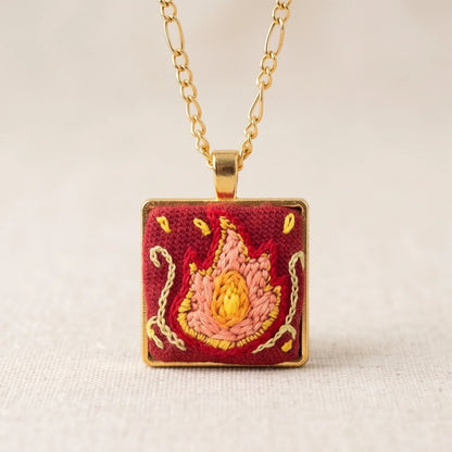 The Red Flame Men's Necklace