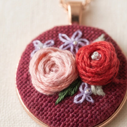 The Rose Pair Necklace