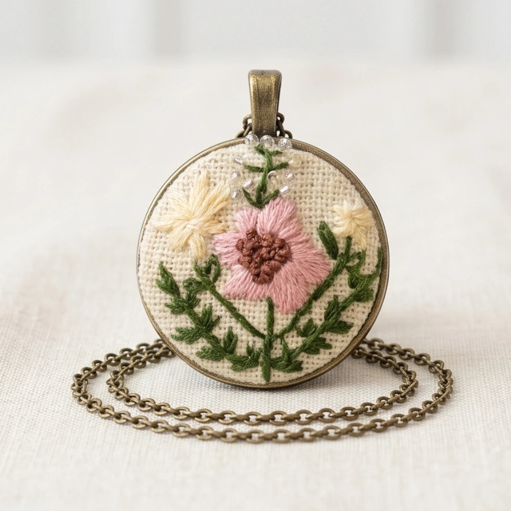 The Antique Floral Anchor Necklace